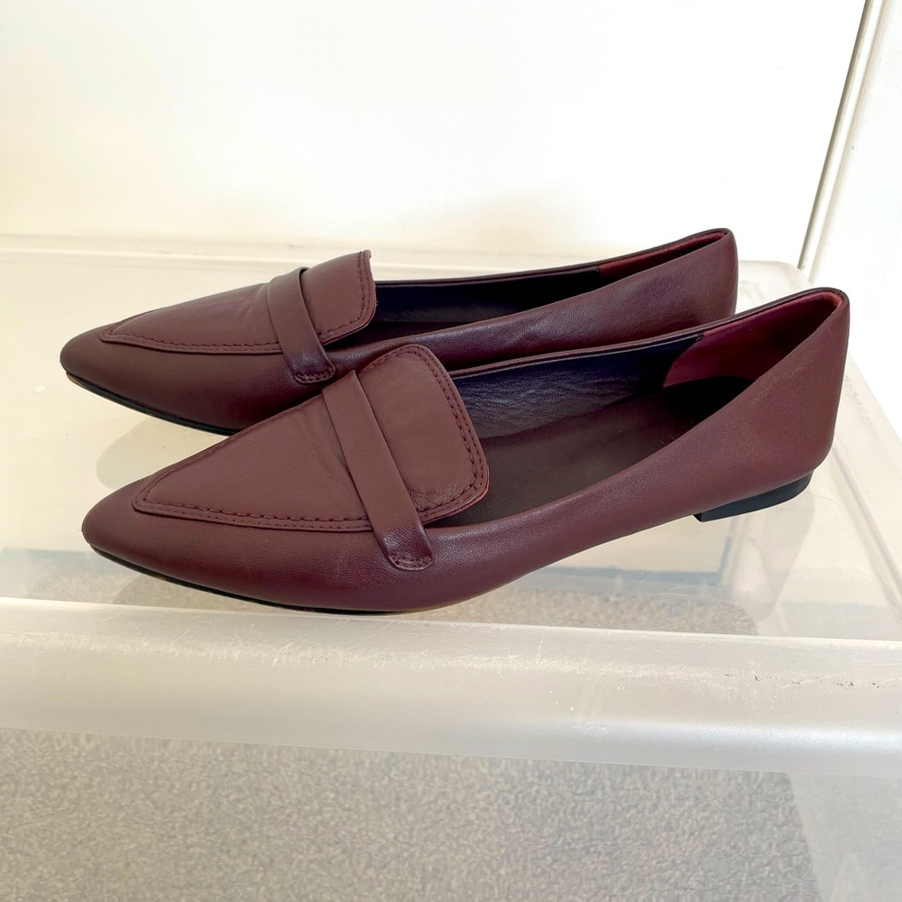 Jigsaw leather flats - size 38